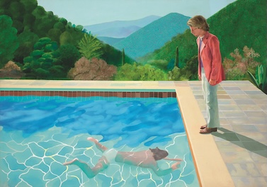 David Hockney, Portrait of an Artist (Pool with Two Figures), 1972.